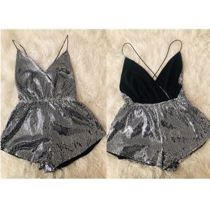 Showpo Disco Sequin Romper